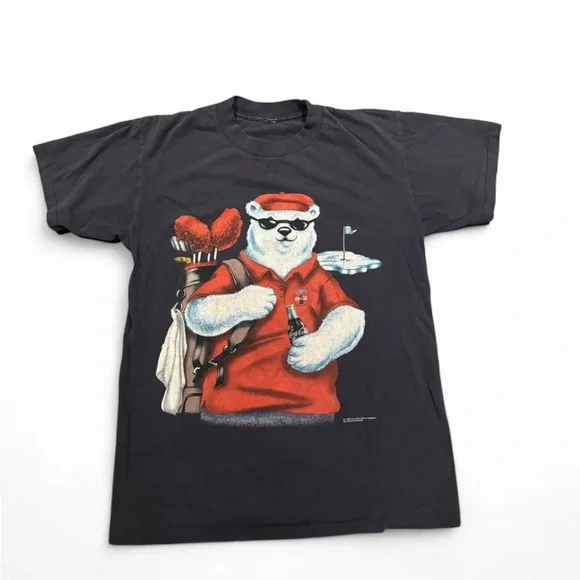 Vintage Coca Cola Bear Golf tee - Picture 1 of 4